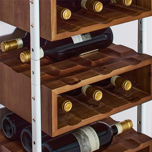 Wine enthusiast modular online wine rack